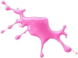 pink paint splashing down the white background.jpg